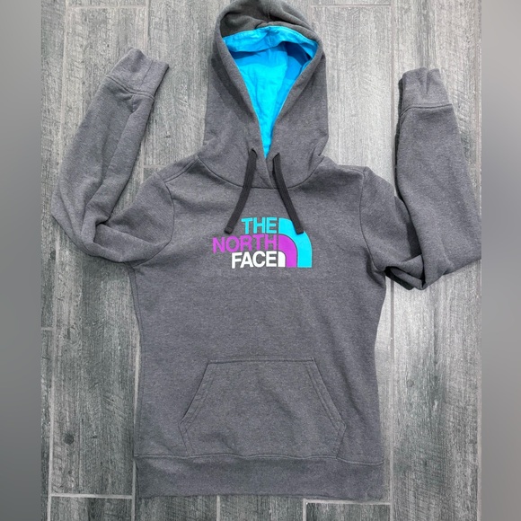 The North Face Tops - The North Face Logo Hoodie Sweatshirt Size Small